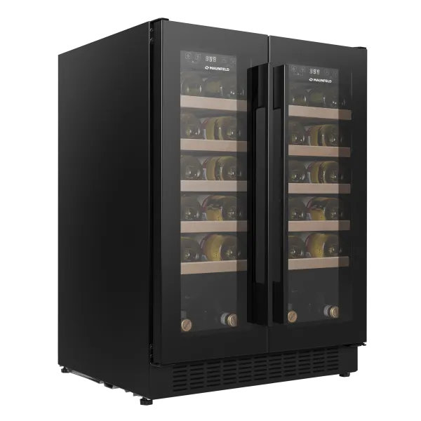 Винный шкаф MAUNFELD MBWC-112S40 Черный Винный шкаф MAUNFELD MBWC-112S40 Черный