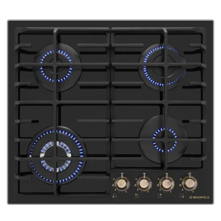 Газовая варочная панель MAUNFELD EGHG.64.63CR/G Черный