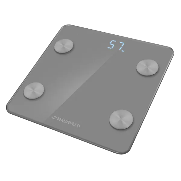 Умные весы MAUNFELD MBS-183B Серебристый Умные весы MAUNFELD MBS-183B Серебристый