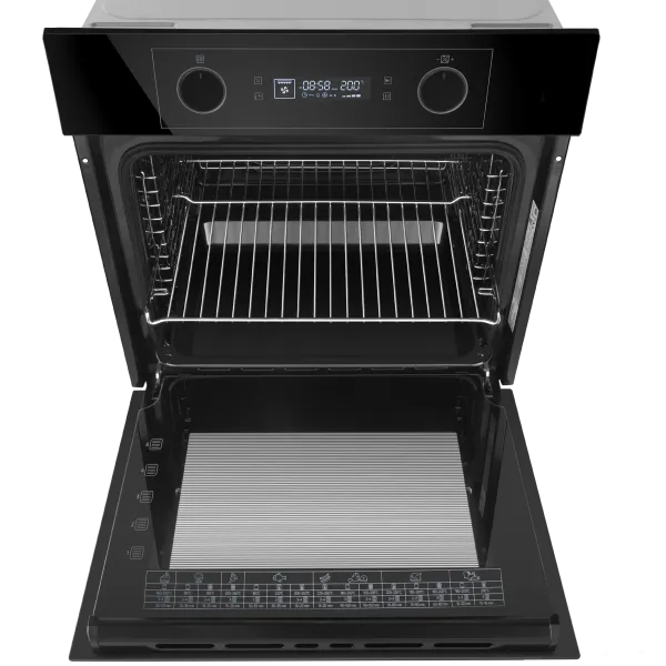 Шкаф духовой электрический MAUNFELD AEOH60102 Черный/черная фурнитура