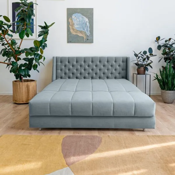 РИЧМОНД Складная кровать светло-серая, 200