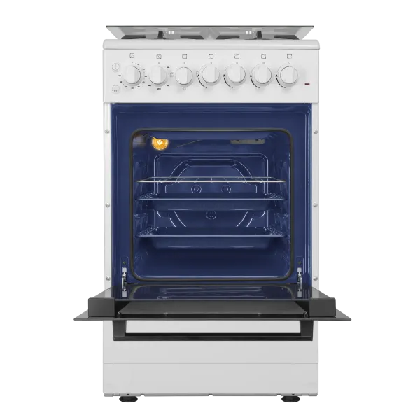 Газовая плита с электрической духовкой MAUNFELD MGC50EC02 Белый Газовая плита с электрической духовкой MAUNFELD MGC50EC02 Белый