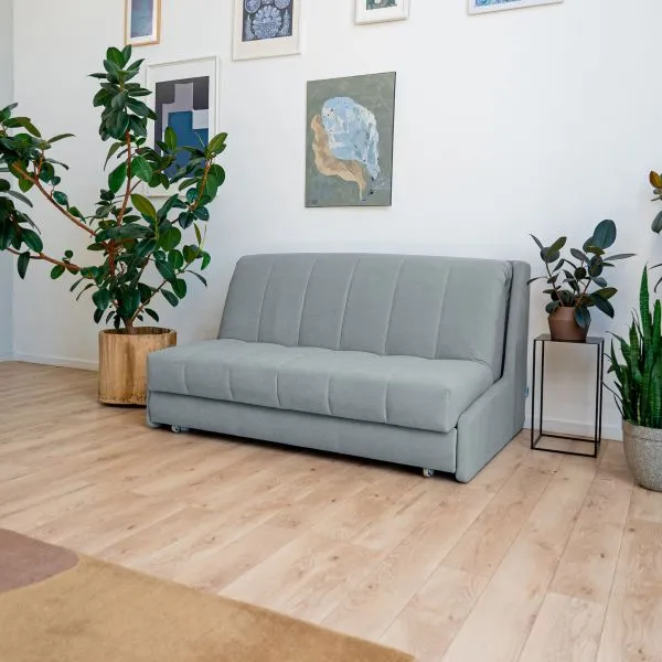 РИЧМОНД Складная кровать светло-серая, 200