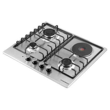 Комбинированная варочная панель MAUNFELD EEHS.64.3CS/KG Нержавеющая сталь Комбинированная варочная панель MAUNFELD EEHS.64.3CS/KG Нержавеющая сталь