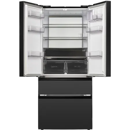 Холодильник с инвертором KITFit Pro MAUNFELD MFF190NFDSB01 Total NoFrost инвертор Черная нержавеющая сталь