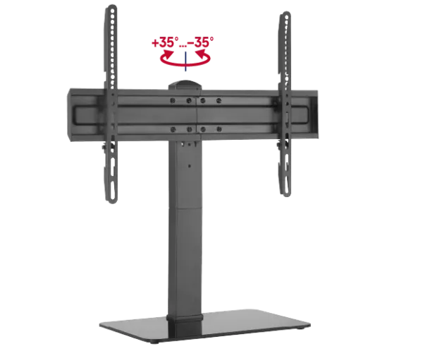 Настольная подставка для ТВ с поворотным кронштейном MAUNFELD MTS-3770L, 32"-70" Черный Настольная подставка для ТВ с поворотным кронштейном MAUNFELD MTS-3770L, 32"-70" Черный