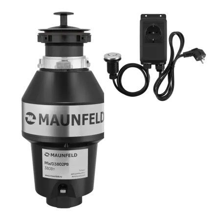 Измельчитель пищевых отходов с пневмокнопкой MAUNFELD MWD3802PB