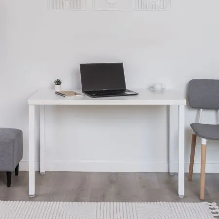 S00449 Ингар 1/ТТ стол письменный 120x75x55, белый