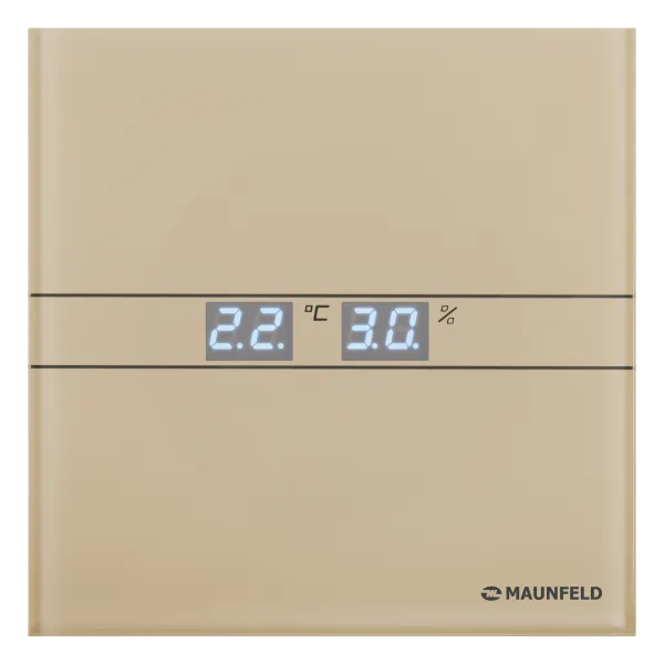 Вытяжной вентилятор  MAUNFELD MFE10THG Бежевый Вытяжной вентилятор  MAUNFELD MFE10THG Бежевый