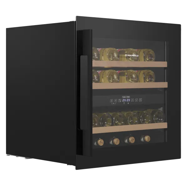 Винный шкаф встраиваемый MAUNFELD MBWC-92D36 Черный Винный шкаф встраиваемый MAUNFELD MBWC-92D36 Черный