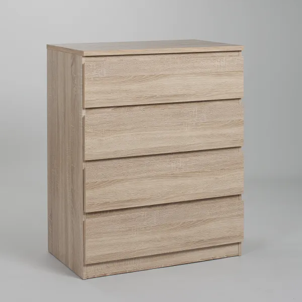 2.05.02.070.3 МАЛЬТА комод 4 ящика 80х99 сонома RU 2.05.02.070.3 МАЛЬТА комод 4 ящика 80х99 сонома RU