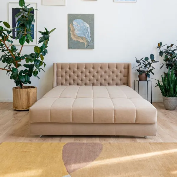 РИЧМОНД Складная кровать светло-бежевая, 200