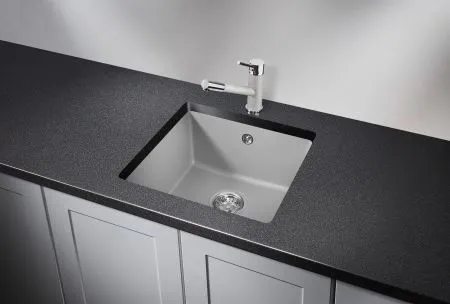 4451, АЛЮМИНИУМ, кухонная мойка, кварц