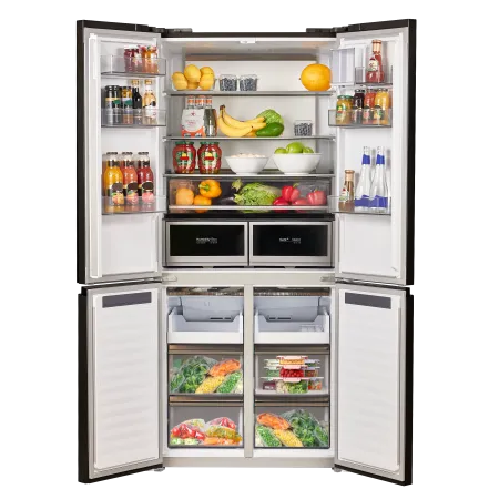 Холодильник с инвертором MAUNFELD MFF190NFD Бежевый