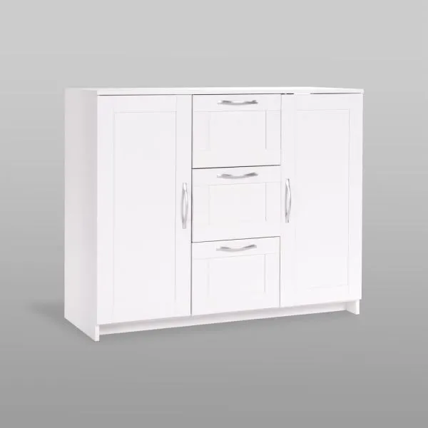 2.02.03.340.1 СИРИУС тумба 2 двери и 3 ящика 117х95 белая RU 2.02.03.340.1 СИРИУС тумба 2 двери и 3 ящика 117х95 белая RU