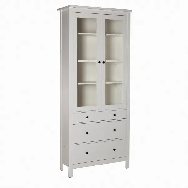 2.08.07.130.1 САГА шкаф с витриной 90 белый RU 2.08.07.130.1 САГА шкаф с витриной 90 белый RU