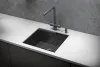 KS-5045U, ГРАФИТ МАТОВЫЙ, стальная кухонная мойка KITCHEN SPACE