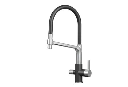 5083, ЧЁРНЫЙ, СМЕСИТЕЛЬ КУХОННЫЙ