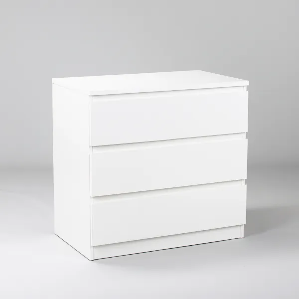 2.05.02.040.1 МАЛЬТА комод 3 ящика 80х76 белый RU 2.05.02.040.1 МАЛЬТА комод 3 ящика 80х76 белый RU