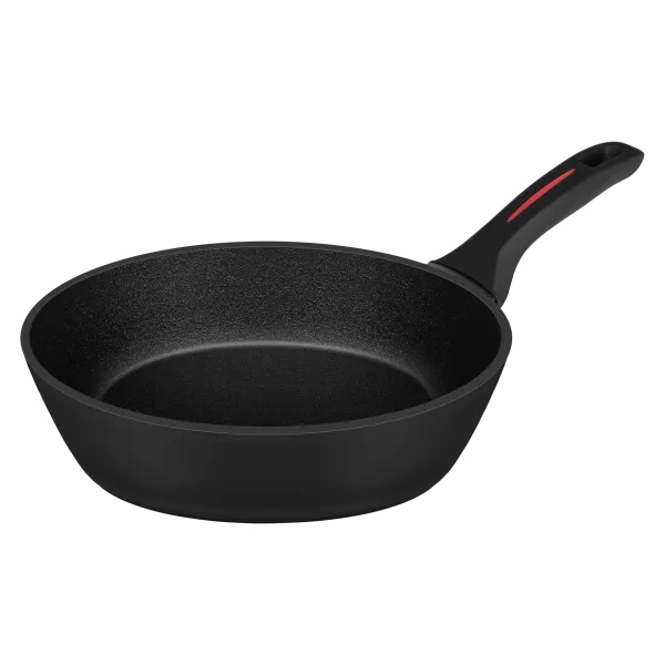 Сковорода глубокая FILIGRANA CARITA FG26CRT01DP из кованого алюминия, 26 см Черный