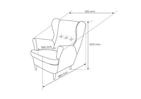 Кресло для отдыха Вало Twist 12 (turquoise)