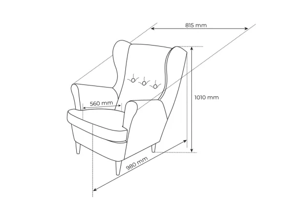 Кресло для отдыха Вало серый, ткань рогожка Кресло для отдыха Вало серый, ткань рогожка