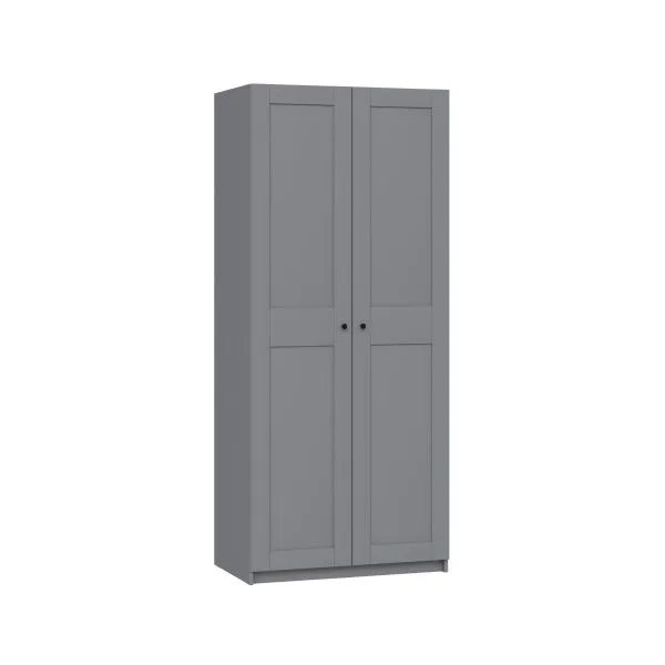 2.06.01.050.4 МАКС шкаф 2 двери 100х61х233 серый RU 2.06.01.050.4 МАКС шкаф 2 двери 100х61х233 серый RU