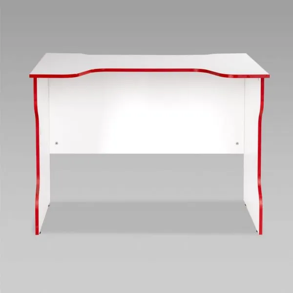 S00579 ВАРДИГ К2 стол компьютерный 100x75x82, белый/красный
