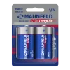 Батарейки MAUNFELD PRO Long Life Alkaline D(LR20) MBLR20-BL2, блистер 2 шт.