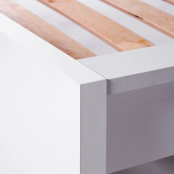 S01033 Варма Сэнг 90 кровать, 106х208х100/38, белый