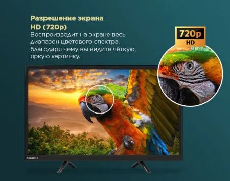 24" Телевизор MAUNFELD MLT24H01, HD 24" Телевизор MAUNFELD MLT24H01, HD