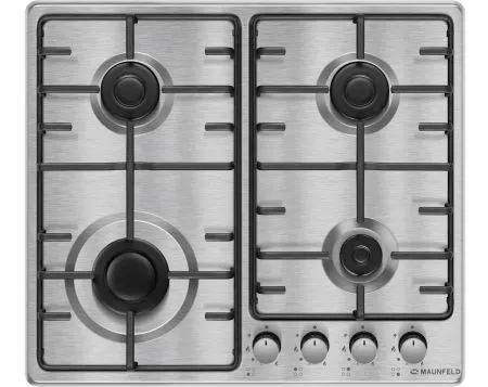 Газовая варочная панель MAUNFELD EGHS.64.3STS-ES/G Нержавеющая сталь