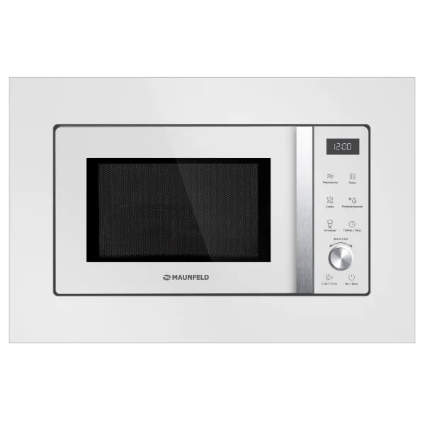 Микроволновая печь встраиваемая MAUNFELD JBMO1225FSG02 Белый Микроволновая печь встраиваемая MAUNFELD JBMO1225FSG02 Белый