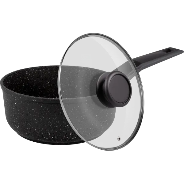 Ковш MAUNFELD GALAXITE MF18GLX01SP из литого алюминия со стеклянной крышкой, 18 см, 1,6 л Ковш MAUNFELD GALAXITE MF18GLX01SP из литого алюминия со стеклянной крышкой, 18 см, 1,6 л