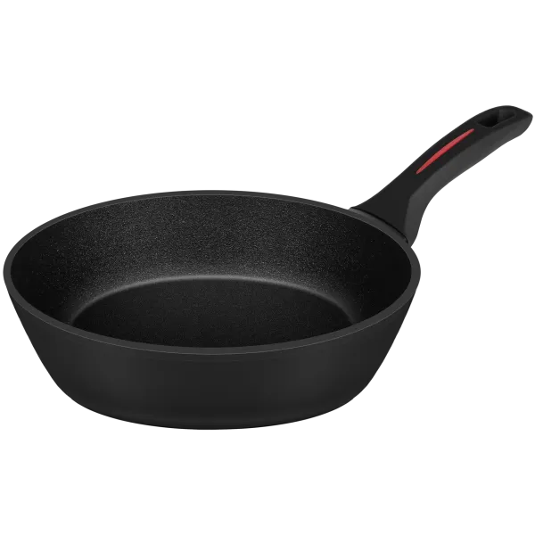 Сковорода глубокая FILIGRANA CARITA FG28CRT01DP из кованого алюминия, 28 см Черный