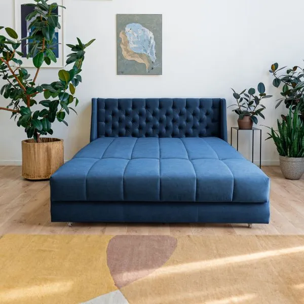 РИЧМОНД Складная кровать темно-синяя, 200