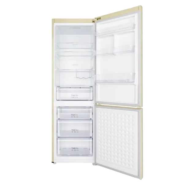 Холодильник-морозильник MAUNFELD MFF195NF Бежевый