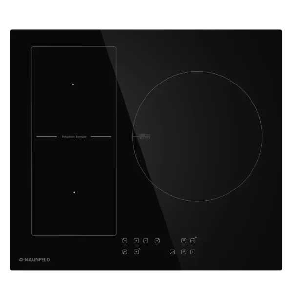 Индукционная варочная панель с объединением зон Bridge Induction MAUNFELD CVI593BK2 Черный