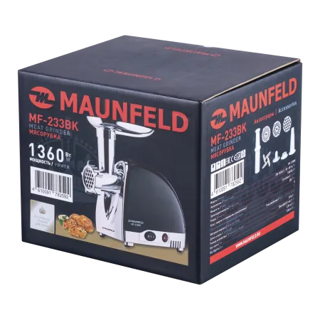 Мясорубка MAUNFELD MF-233BK Черный