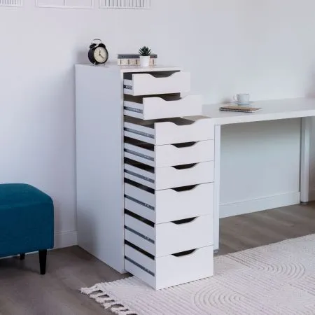 S00395 Ингар 8 комод 36x102x53, белый