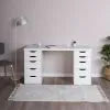 S00470 Ингар 2/55 стол письменный 140x75x55, белый
