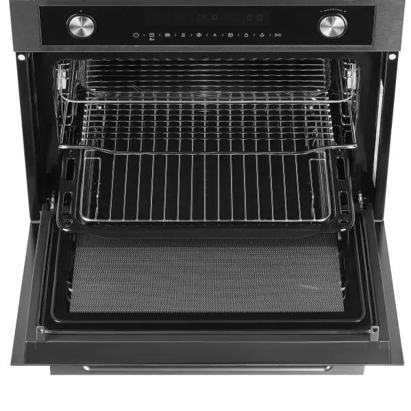 Компактный духовой шкаф с функцией СВЧ MAUNFELD MCMO5015MF Нержавеющая сталь