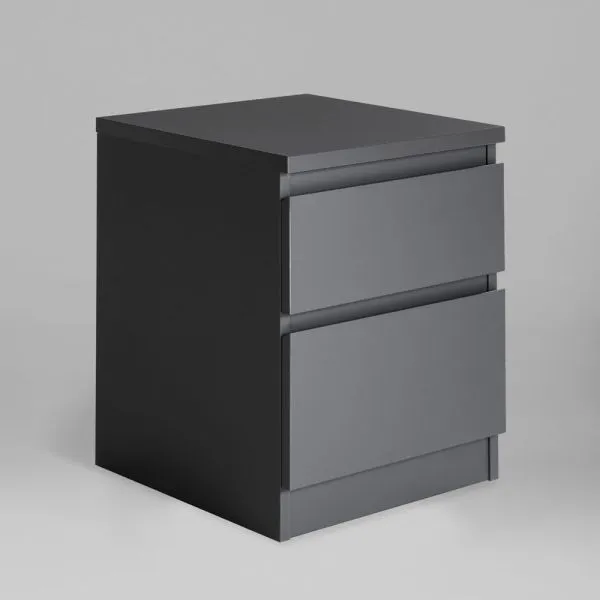2.03.03.050.4 КАСТОР тумба 2 ящика RU серый 2.03.03.050.4 КАСТОР тумба 2 ящика RU серый