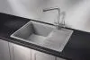 6503, АЛЮМИНИУМ, кухонная мойка, кварц