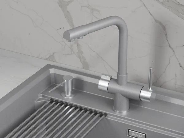 5008, БАЗАЛЬТ, СМЕСИТЕЛЬ КУХОННЫЙ 5008, БАЗАЛЬТ, СМЕСИТЕЛЬ КУХОННЫЙ