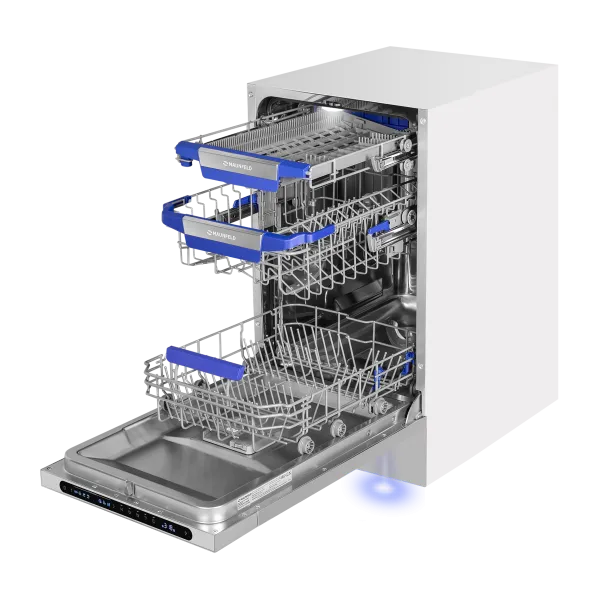 Посудомоечная машина авто-открыванием MAUNFELD MLP45331T Light Beam Wi-Fi Нержавеющая сталь Посудомоечная машина авто-открыванием MAUNFELD MLP45331T Light Beam Wi-Fi Нержавеющая сталь