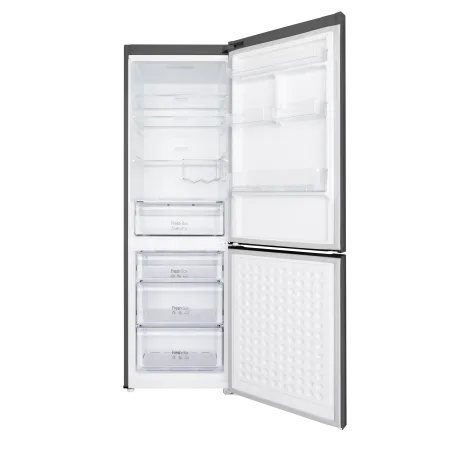 Холодильник-морозильник MAUNFELD MFF187NF Темная нержавеющая сталь