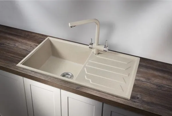 8601, ПИРИТ, кухонная мойка, кварц