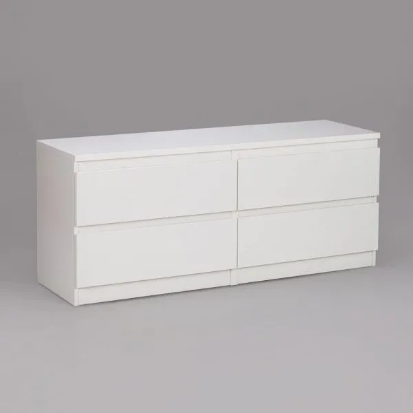 2.03.03.100.1 КАСТОР тумба 4 ящика RU белая 2.03.03.100.1 КАСТОР тумба 4 ящика RU белая