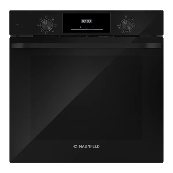 Шкаф духовой электрический MAUNFELD FEOH7872 Черный/черная фурнитура